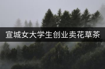 宣城女大學生創(chuàng)業(yè)賣花草茶 渴望將花草茶推向全世界
