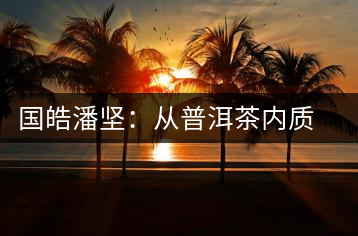 國皓潘堅(jiān)：從普洱茶內(nèi)質(zhì)看茶的好壞