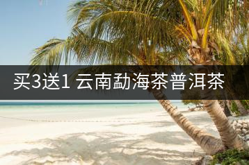 買(mǎi)3送1 云南勐海茶普洱茶生茶餅357g 大樹(shù)普洱云南七子餅茶葉