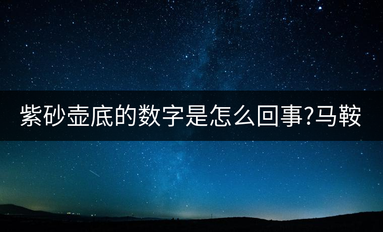 紫砂壺底的數(shù)字是怎么回事?馬鞍山的普洱茶品質(zhì)如何?紫砂壺底的數(shù)字是怎么回事？馬鞍山的普洱茶品質(zhì)如何？