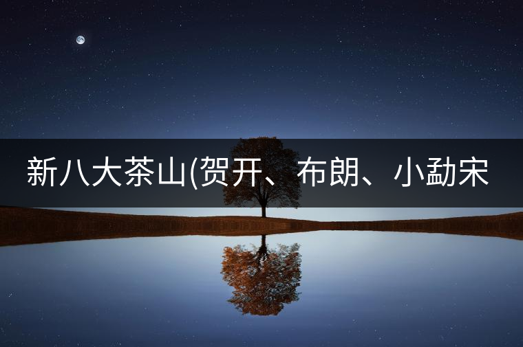 新八大茶山(賀開、布朗、小勐宋、巴達(dá))講解二新八大茶山（賀開、布朗、小勐宋、巴達(dá)）講解二