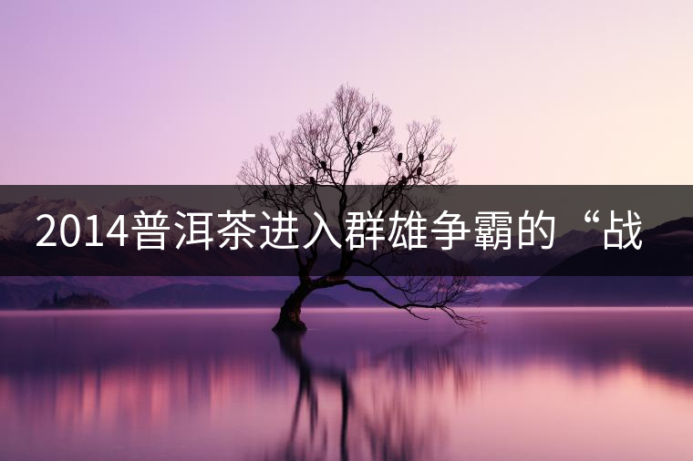2014普洱茶進(jìn)入群雄爭霸的“戰(zhàn)國時代” 2014普洱茶進(jìn)入群雄爭霸的“戰(zhàn)國時代”