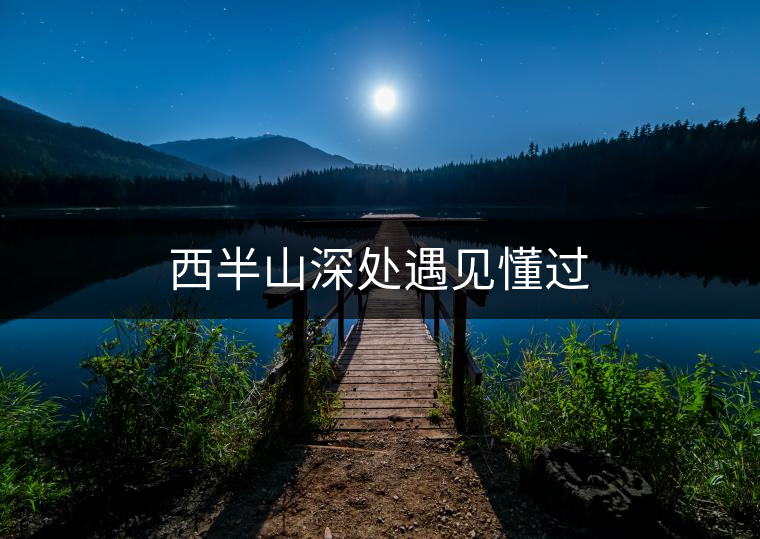 西半山深處遇見懂過 西半山深處遇見懂過