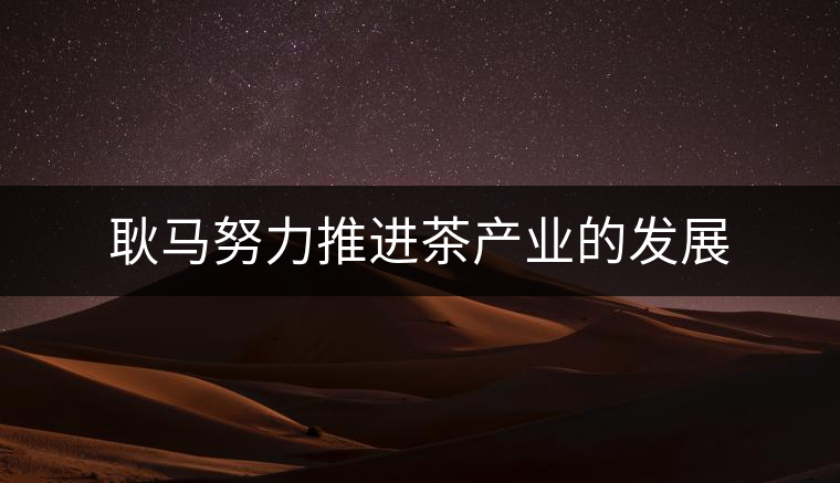 耿馬努力推進(jìn)茶產(chǎn)業(yè)的發(fā)展