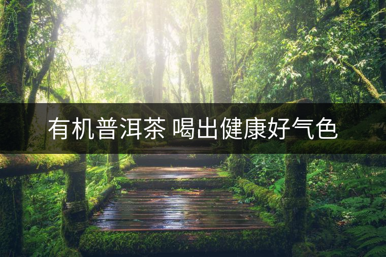 有機(jī)普洱茶 喝出健康好氣色