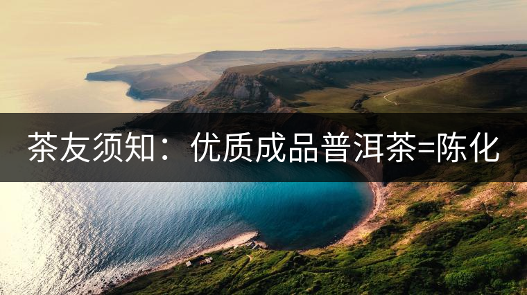 茶友須知:優(yōu)質(zhì)成品普洱茶=陳化時間+陳化質(zhì)量+陳化品味 茶友須知:優(yōu)質(zhì)成品普洱茶=陳化時間+陳化質(zhì)量+陳化品味
