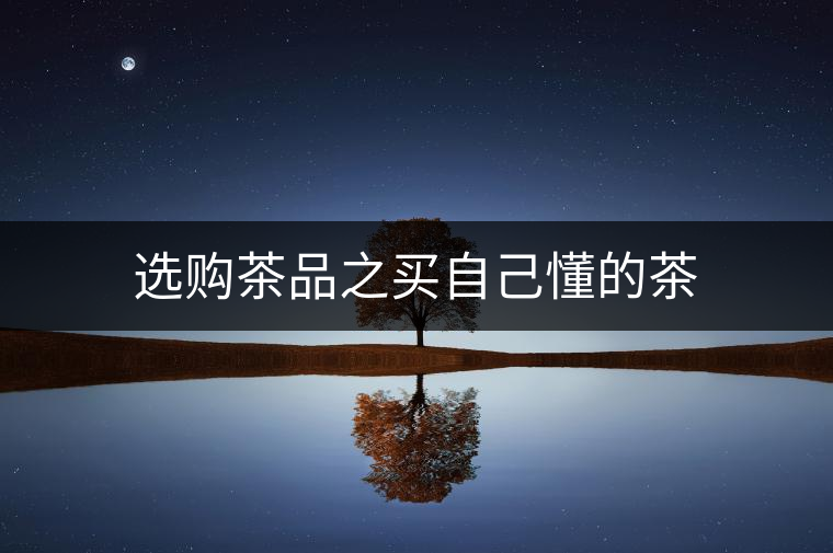 選購(gòu)茶品之買自己懂的茶 選購(gòu)茶品之買自己懂的茶