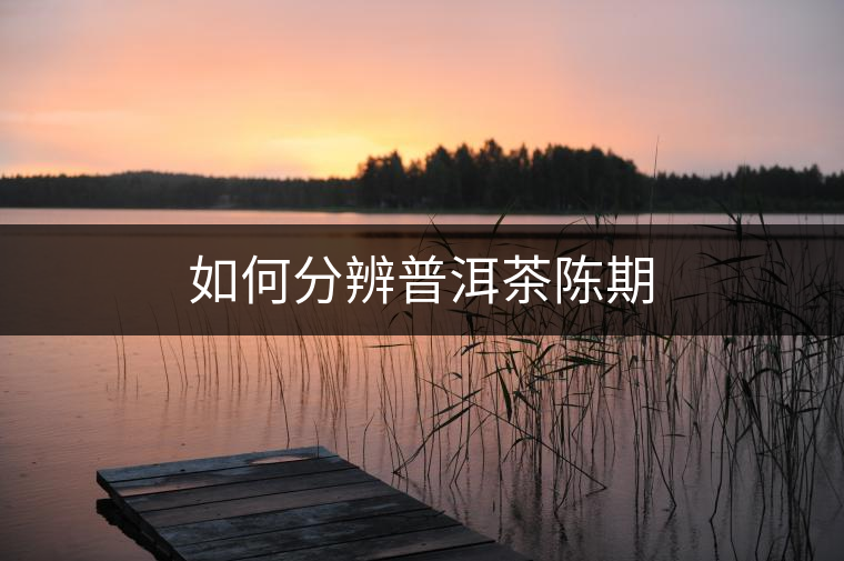 如何分辨普洱茶陳期 如何分辨普洱茶陳期