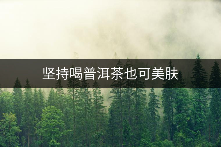 堅(jiān)持喝普洱茶也可美膚 堅(jiān)持喝普洱茶也可美膚