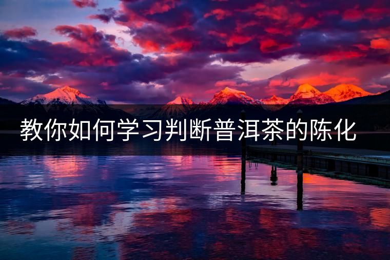 教你如何學(xué)習(xí)判斷普洱茶的陳化潛力 教你如何學(xué)習(xí)判斷普洱茶的陳化潛力