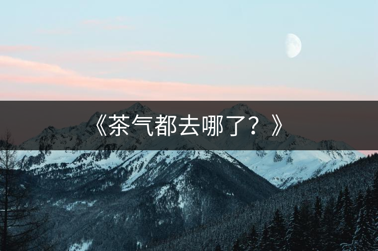 《茶氣都去哪了？》