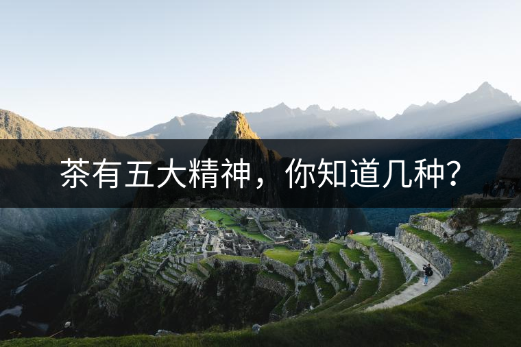 茶有五大精神，你知道幾種？