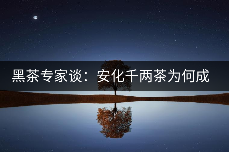 黑茶專(zhuān)家談：安化千兩茶為何成“世界茶王”？