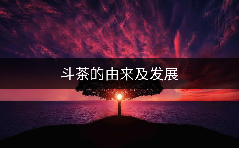 斗茶的由來及發(fā)展 斗茶的由來及發(fā)展