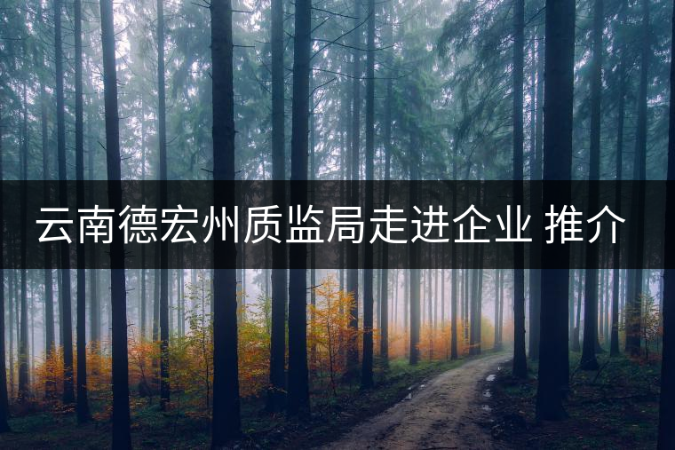 云南德宏州質(zhì)監(jiān)局走進企業(yè) 推介普洱茶地標