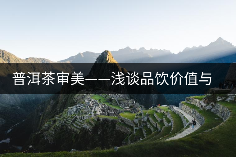 普洱茶審美——淺談品飲價值與陳化價值 普洱茶審美——淺談品飲價值與陳化價值