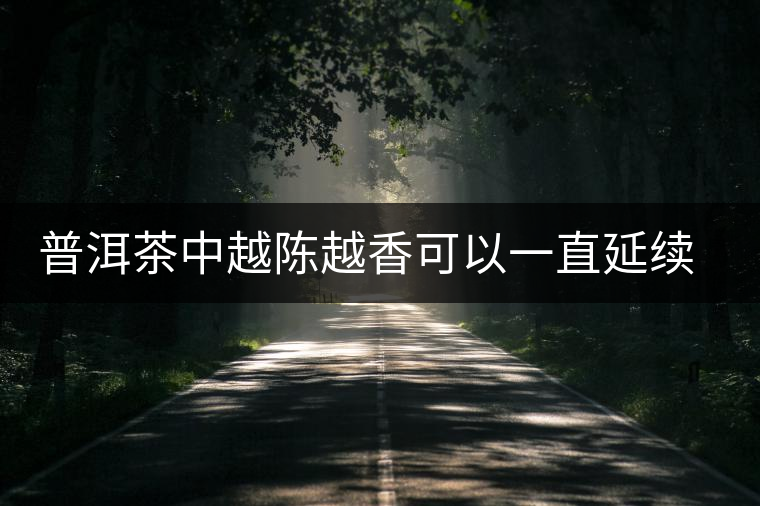 普洱茶中越陳越香可以一直延續(xù)下去嗎？