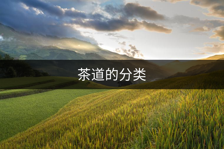 茶道的分類(lèi) 茶道的分類(lèi)