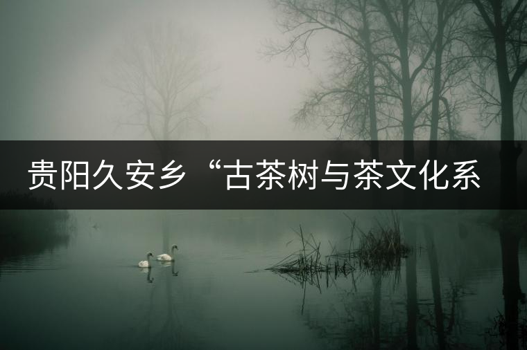 貴陽(yáng)久安鄉(xiāng)“古茶樹與茶文化系統(tǒng)”入選中國(guó)重要文化遺產(chǎn) 貴陽(yáng)久安鄉(xiāng)“古茶樹與茶文化系統(tǒng)”入選中國(guó)重要文化遺產(chǎn)