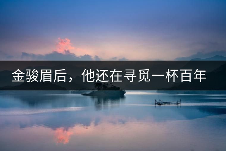 金駿眉后，他還在尋覓一杯百年前的茶……