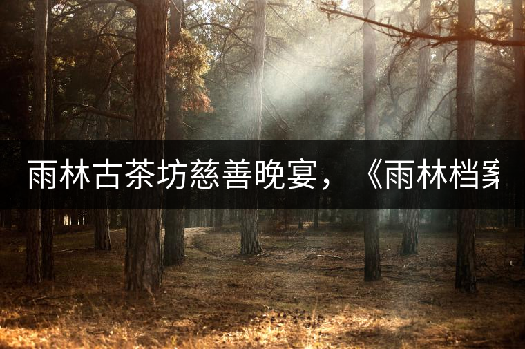 雨林古茶坊慈善晚宴，《雨林檔案·曼松》拍出106萬！