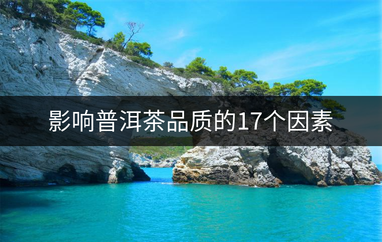 影響普洱茶品質的17個因素 影響普洱茶品質的17個因素
