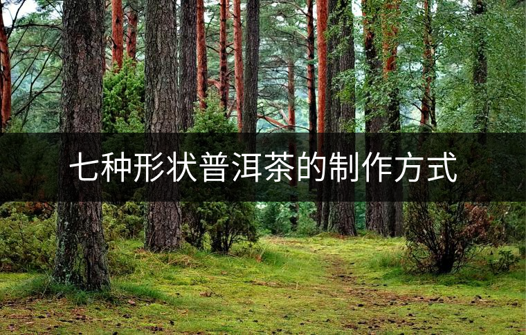 七種形狀普洱茶的制作方式 七種形狀普洱茶的制作方式