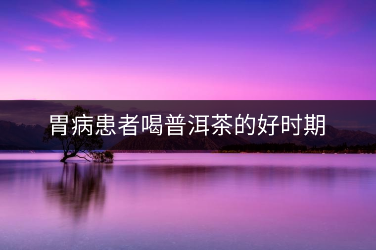 胃病患者喝普洱茶的好時(shí)期 胃病患者喝普洱茶的好時(shí)期