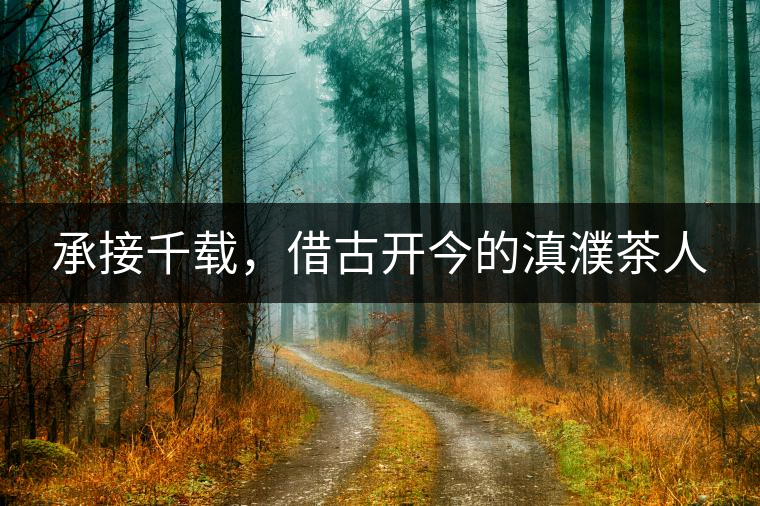 承接千載，借古開今的滇濮茶人