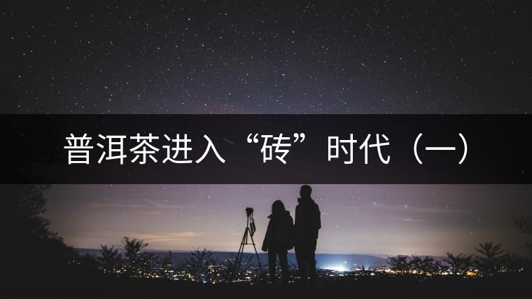 普洱茶進(jìn)入“磚”時(shí)代(一) 普洱茶進(jìn)入“磚”時(shí)代(一)