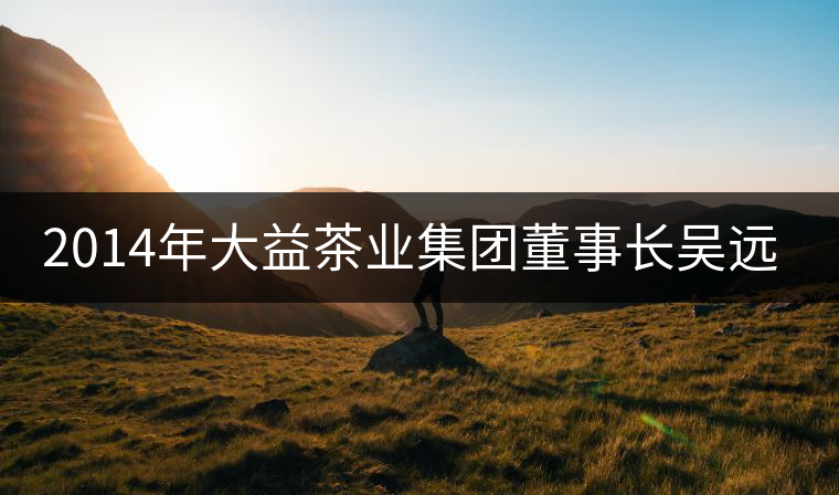 2014年大益茶業(yè)集團(tuán)董事長(zhǎng)吳遠(yuǎn)之訪談 2014年大益茶業(yè)集團(tuán)董事長(zhǎng)吳遠(yuǎn)之訪談