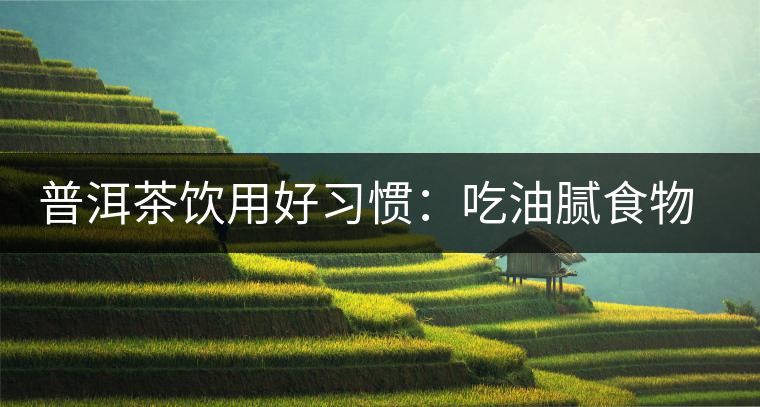 普洱茶飲用好習(xí)慣:吃油膩食物后宜飲茶 普洱茶飲用好習(xí)慣:吃油膩食物后宜飲茶