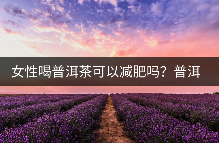女性喝普洱茶可以減肥嗎？普洱茶的功效又有哪些呢？