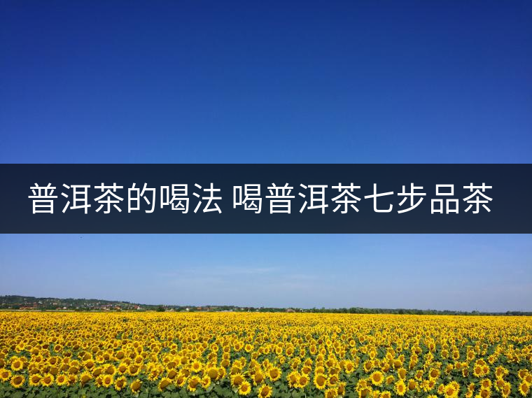 普洱茶的喝法 喝普洱茶七步品茶方法 普洱茶的喝法 喝普洱茶七步品茶方法