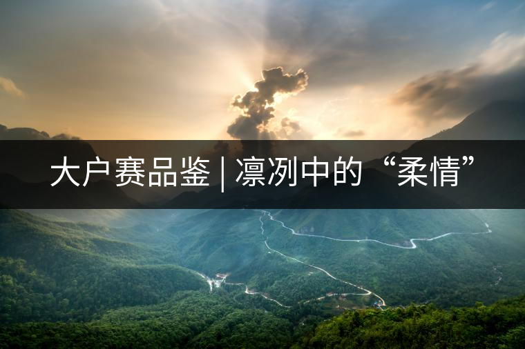 大戶賽品鑒 | 凜冽中的“柔情” 大戶賽品鑒 | 凜冽中的“柔情”