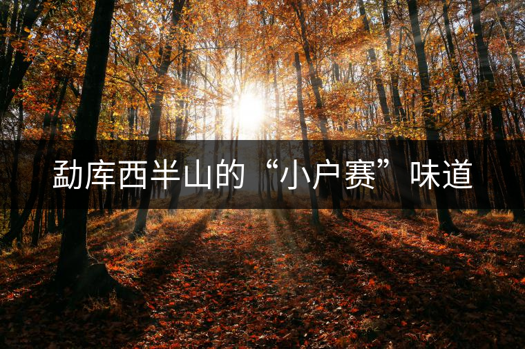 勐庫(kù)西半山的“小戶賽”味道 勐庫(kù)西半山的“小戶賽”味道