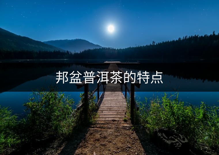 邦盆普洱茶的特點(diǎn) 邦盆普洱茶的特點(diǎn)