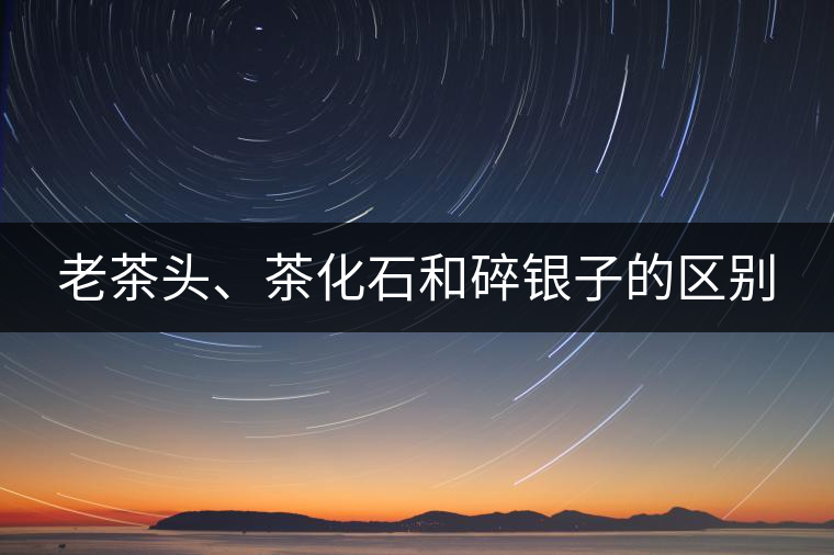 老茶頭、茶化石和碎銀子的區(qū)別