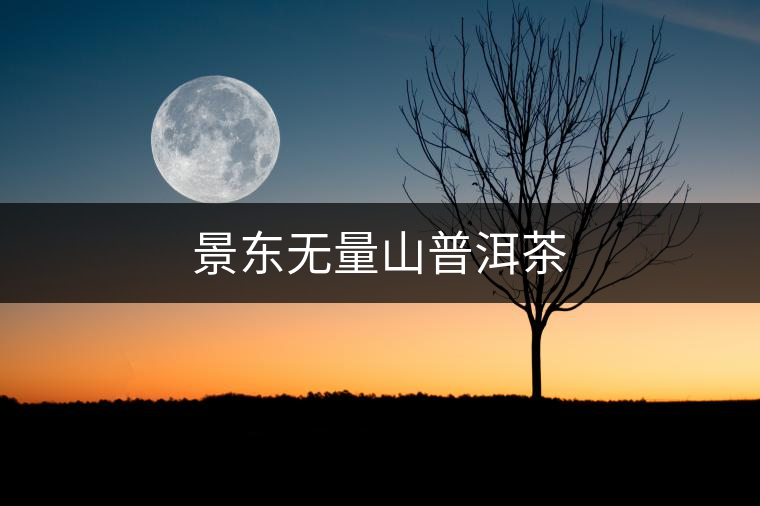 景東無量山普洱茶 景東無量山普洱茶