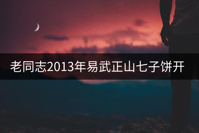 老同志2013年易武正山七子餅開湯 老同志2013年易武正山七子餅開湯