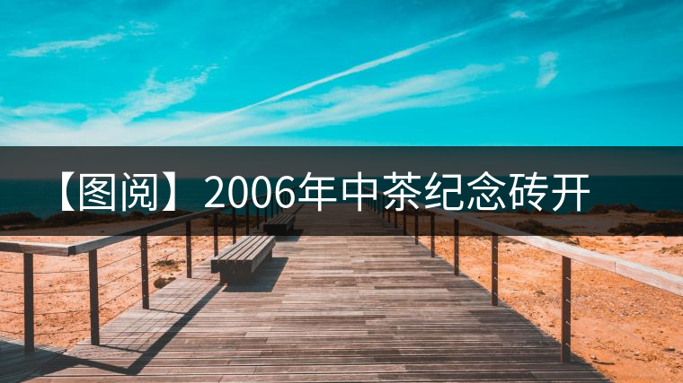 【圖閱】2006年中茶紀(jì)念磚開湯 【圖閱】2006年中茶紀(jì)念磚開湯