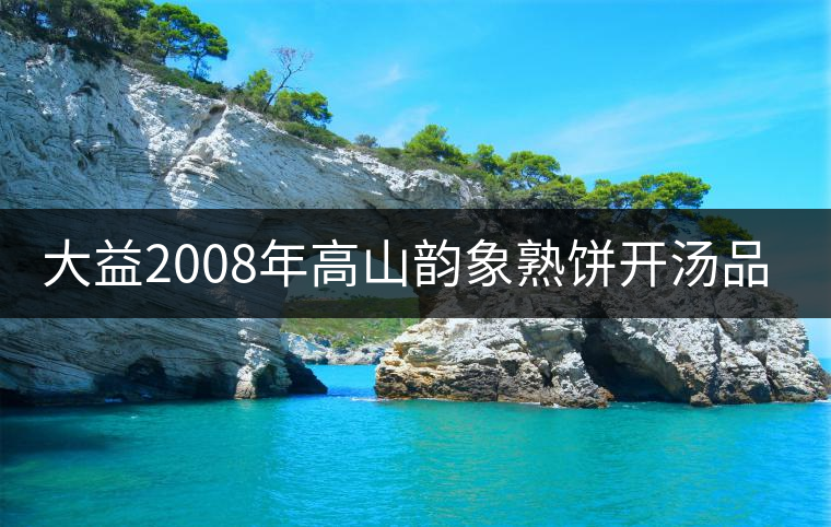 大益2008年高山韻象熟餅開湯品鑒 大益2008年高山韻象熟餅開湯品鑒