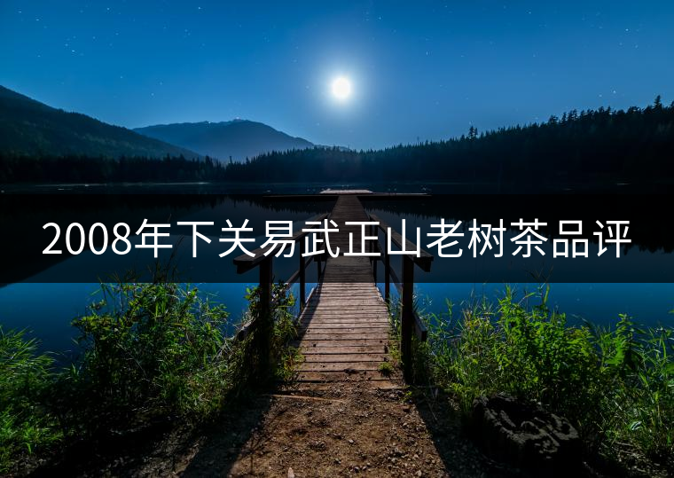 2008年下關(guān)易武正山老樹(shù)茶品評(píng) 2008年下關(guān)易武正山老樹(shù)茶品評(píng)