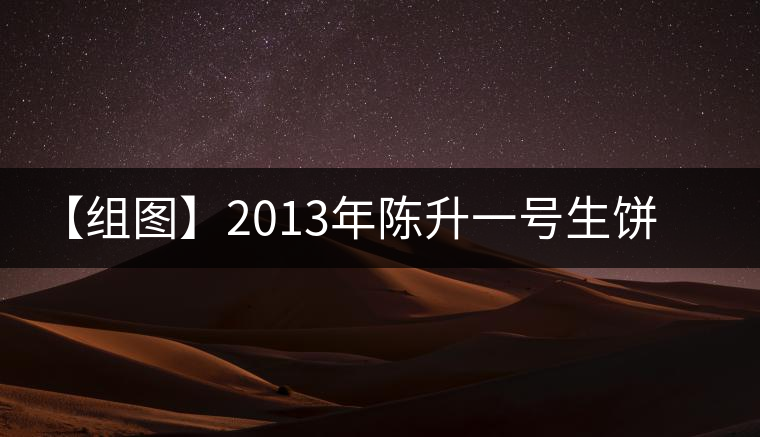 【組圖】2013年陳升一號生餅開湯 【組圖】2013年陳升一號生餅開湯