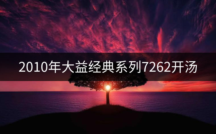 2010年大益經(jīng)典系列7262開湯 2010年大益經(jīng)典系列7262開湯