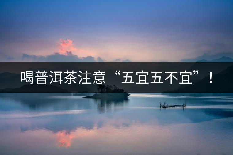 喝普洱茶注意“五宜五不宜”！