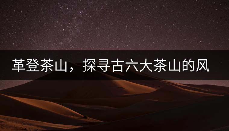 革登茶山，探尋古六大茶山的風(fēng)采