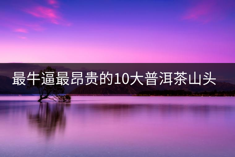 最牛逼最昂貴的10大普洱茶山頭，你造嗎？