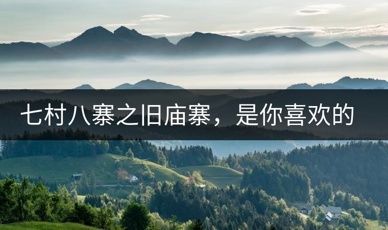 七村八寨之舊廟寨，是你喜歡的易武味嗎？