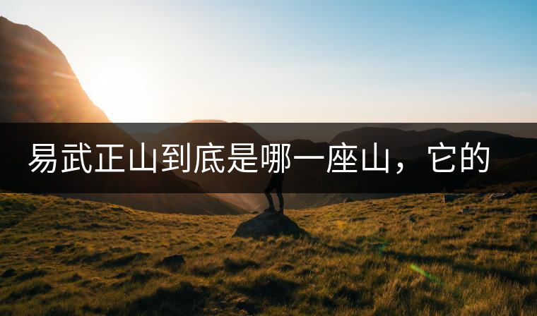 易武正山到底是哪一座山，它的含義你了解嗎？